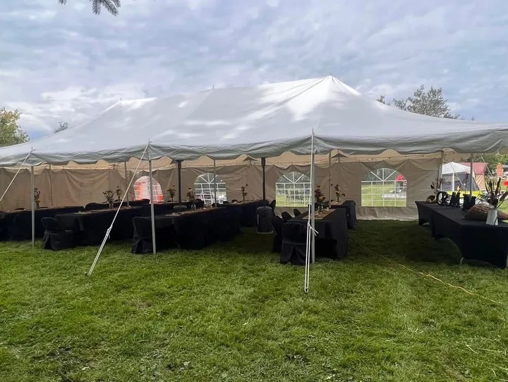 20x40 large white wedding tent rental Flint MI